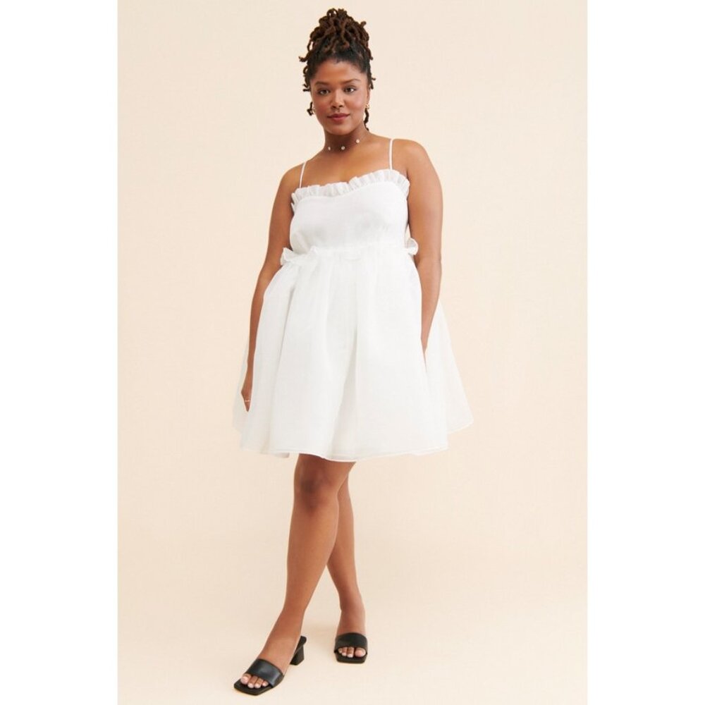 Selkie White Mini Dress